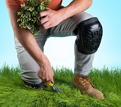 Heavy-Duty Soft Gel Knee Pads with Adjustable Straps for Work, Gardening, and Construction