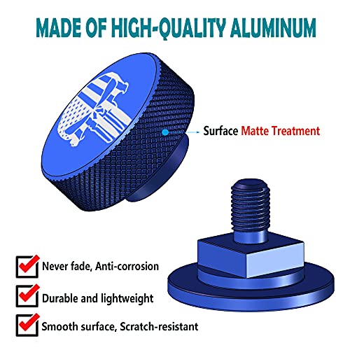 Blue USA Flag Pattern Welding Hood Replacement Fasteners - 1 Pair