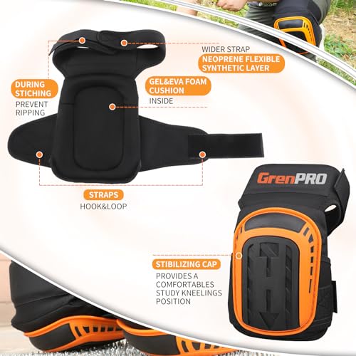 Heavy Duty Foam Knee Pads for Construction & Gardening