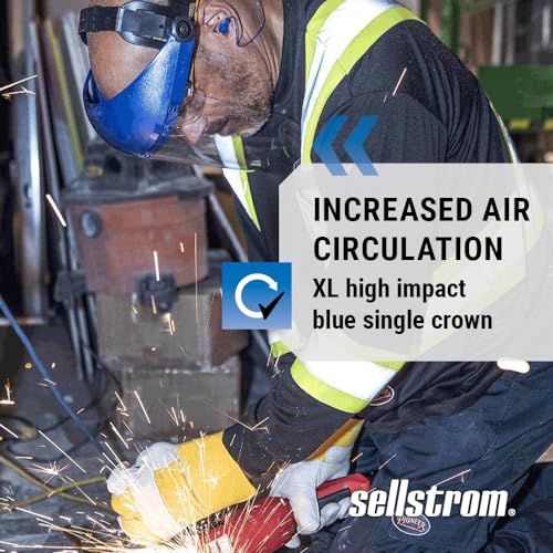 Sellstrom Blue Single Crown Safety Face Shield S39140